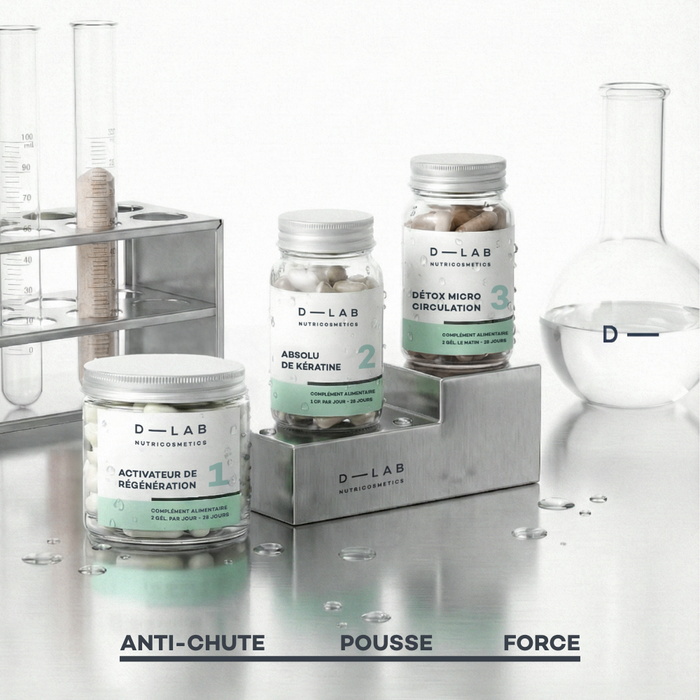 Routine per la Crescita dei Capelli - ASTUCCIO MULTILINGUE