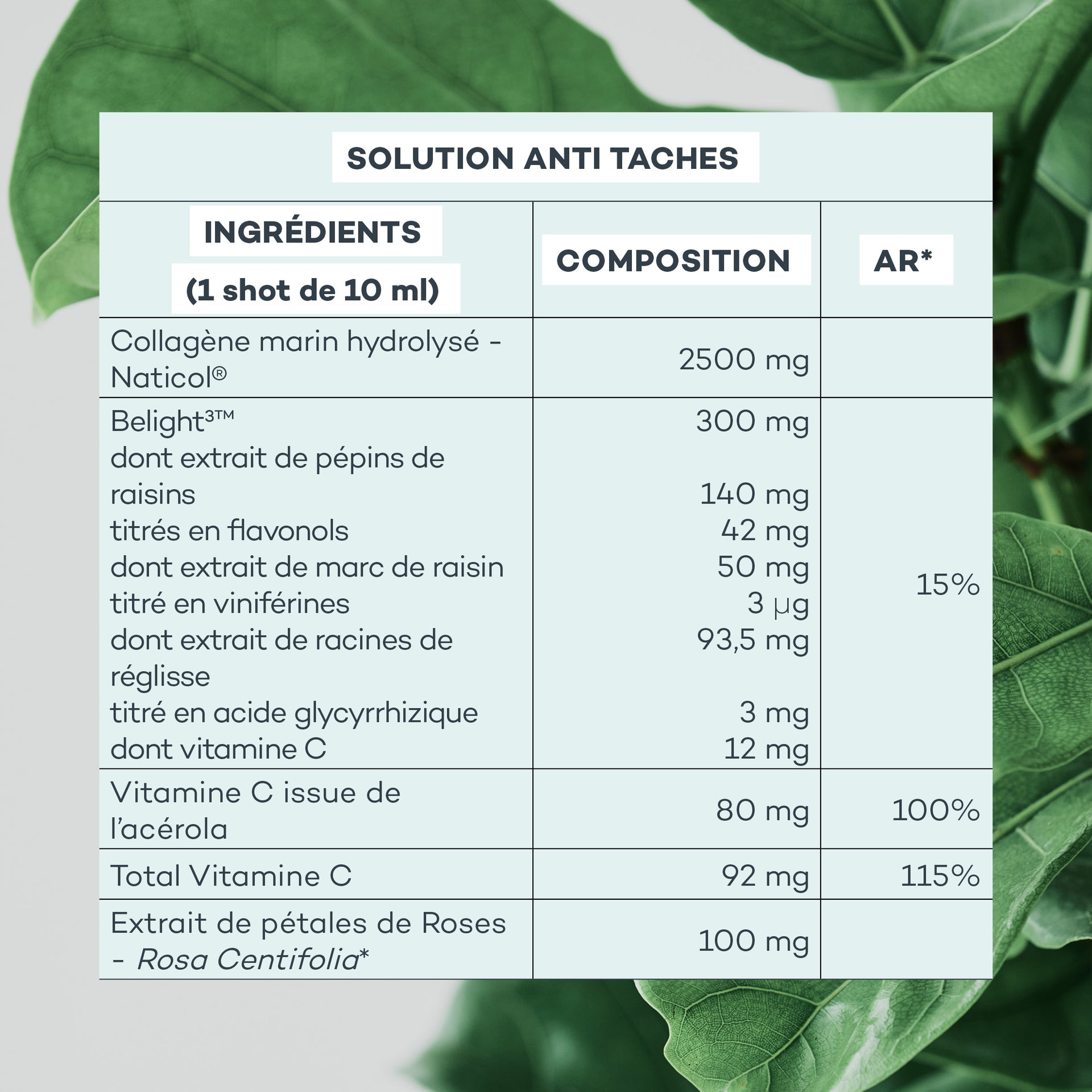 composition solution anti taches