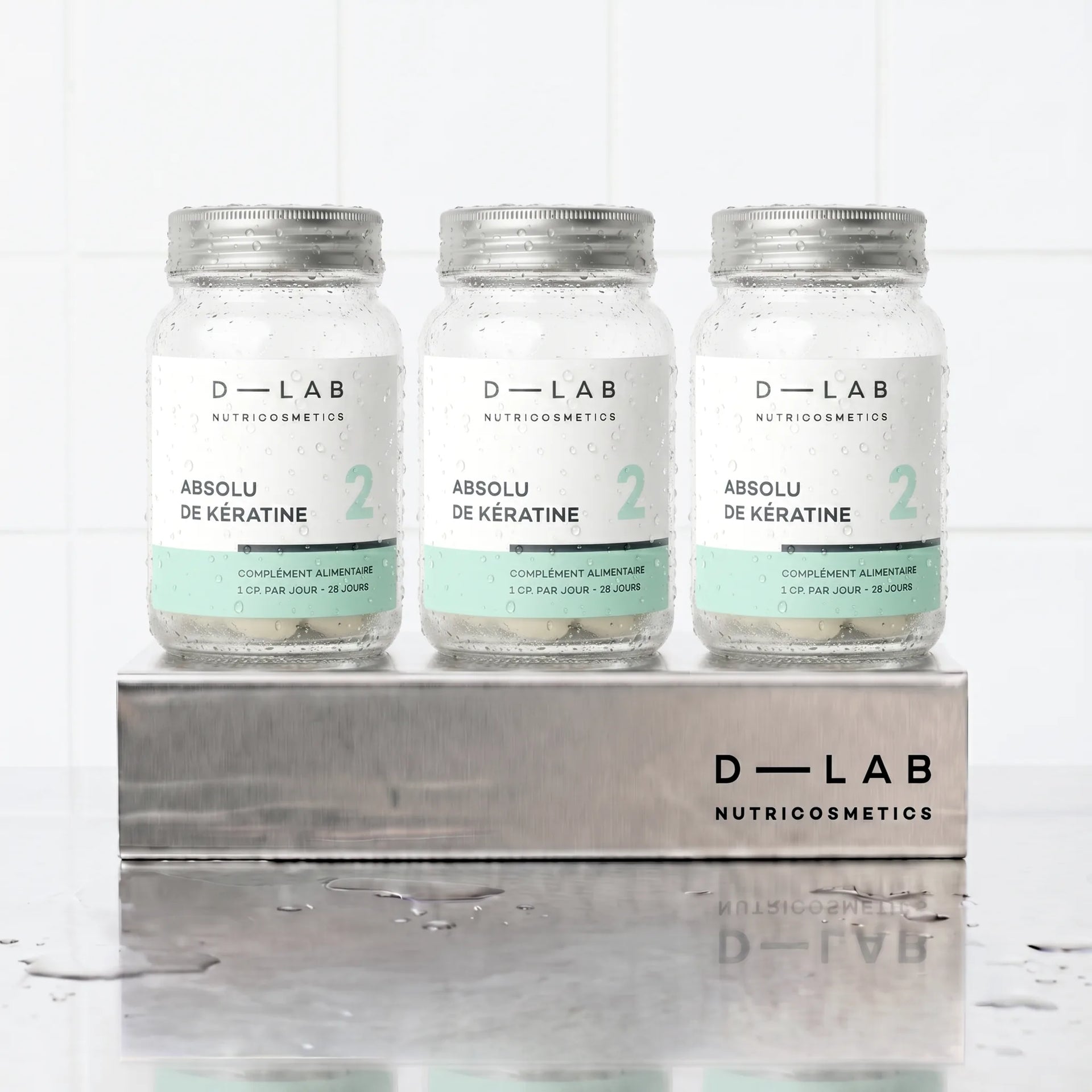 D-LAB Absolu de Keratine – cure 3 mois, complement anti-chute et nutrition capillaire