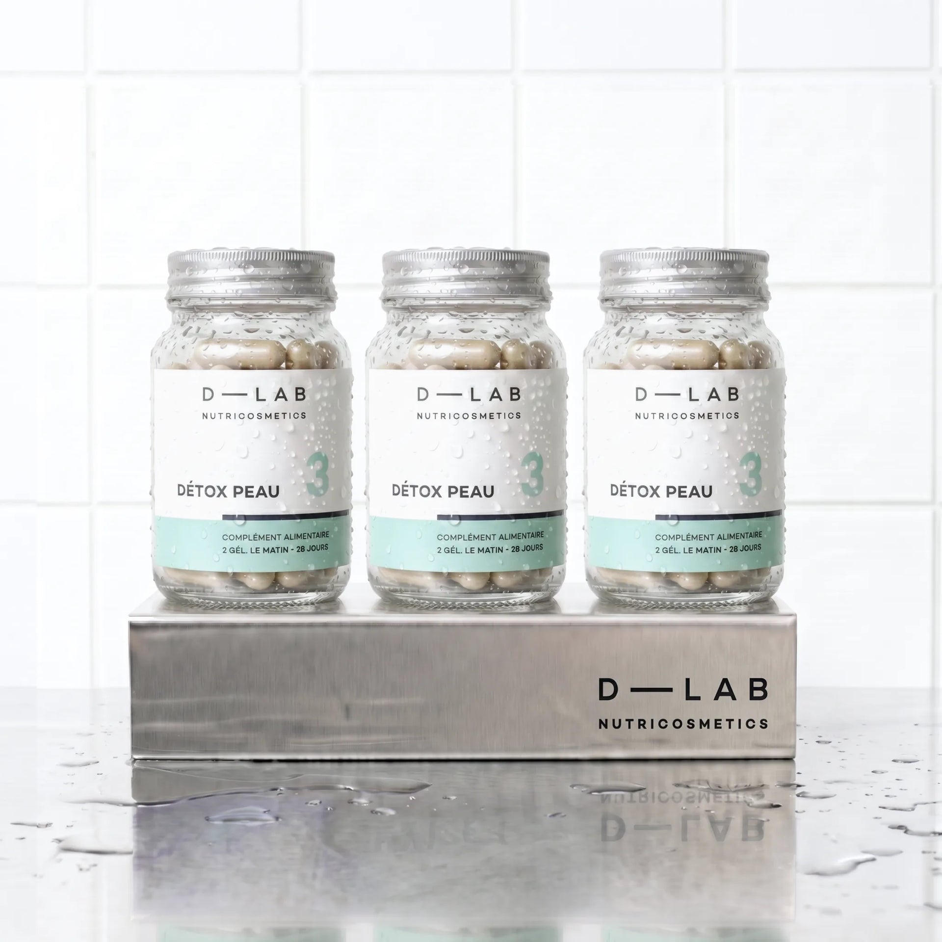 D-LAB Detox Peau – cure 3 mois, complement peau nette et purifiee
