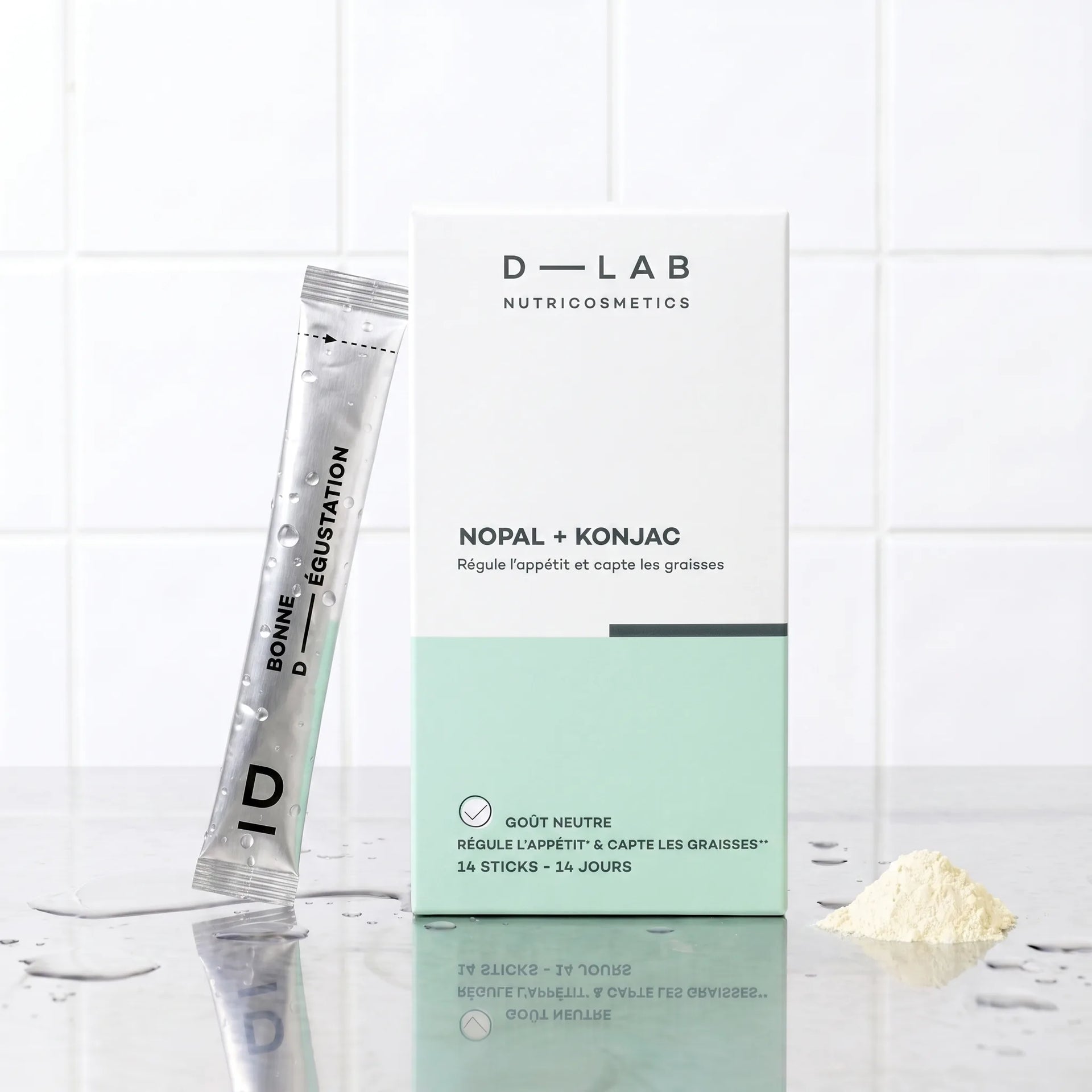 D-LAB Konjac + Nopal – cure 1 mois, complement satiete et controle du poids