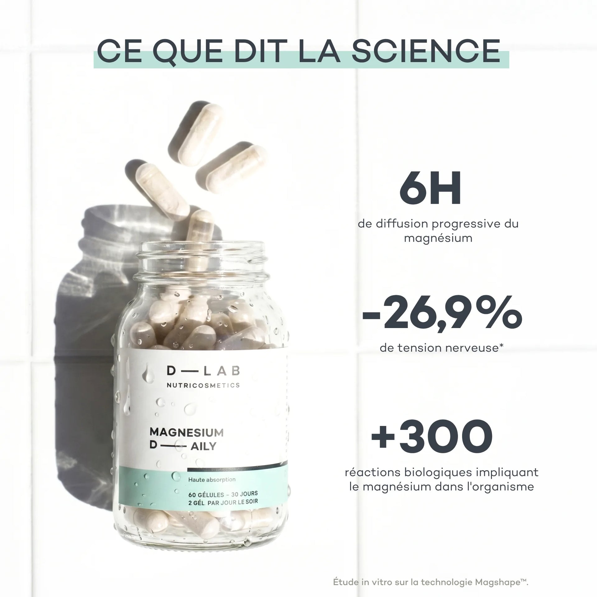 D-LAB Magnesium – complement anti-fatigue et systeme nerveux (visuel 3)