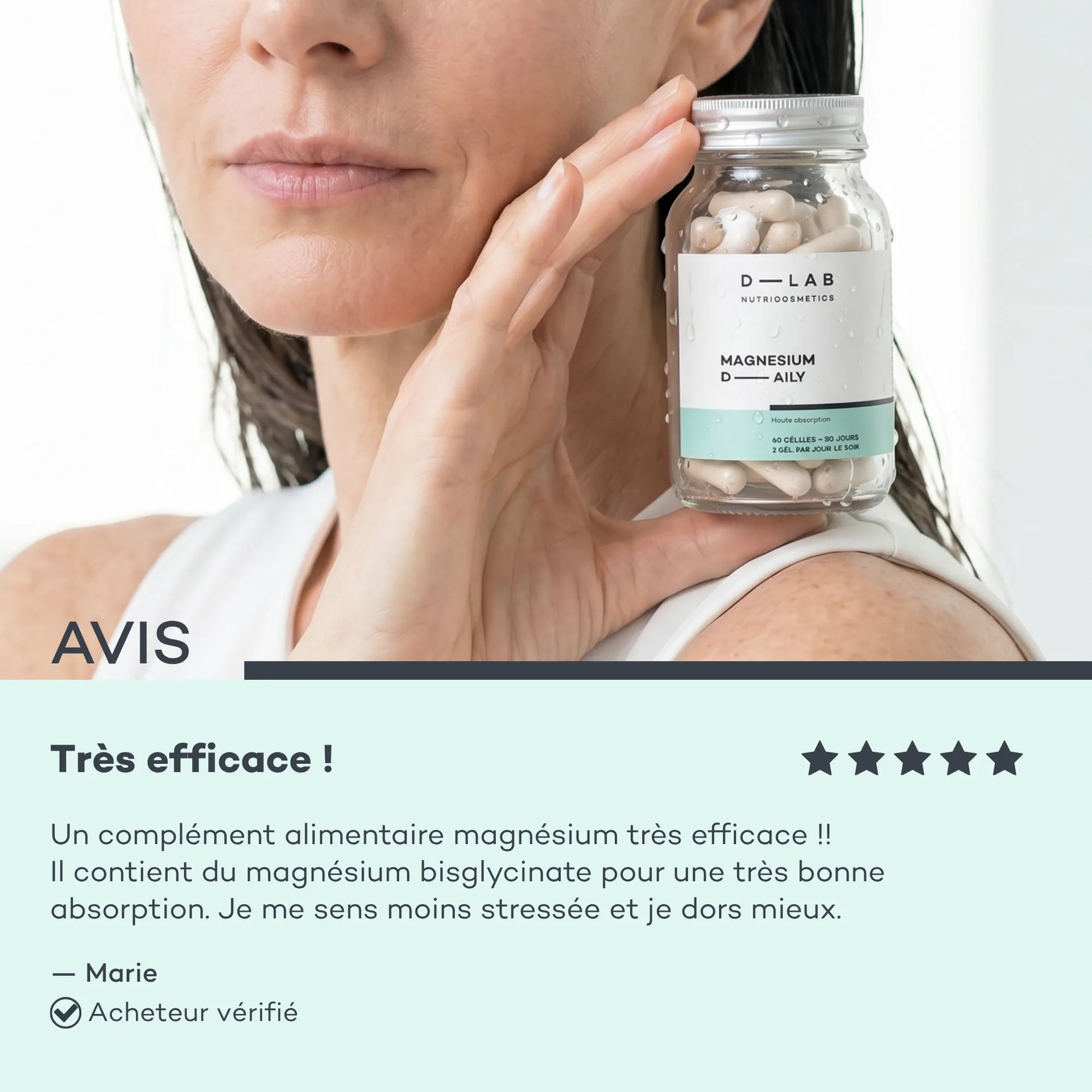 D-LAB Magnesium – complement anti-fatigue et systeme nerveux (visuel 4)