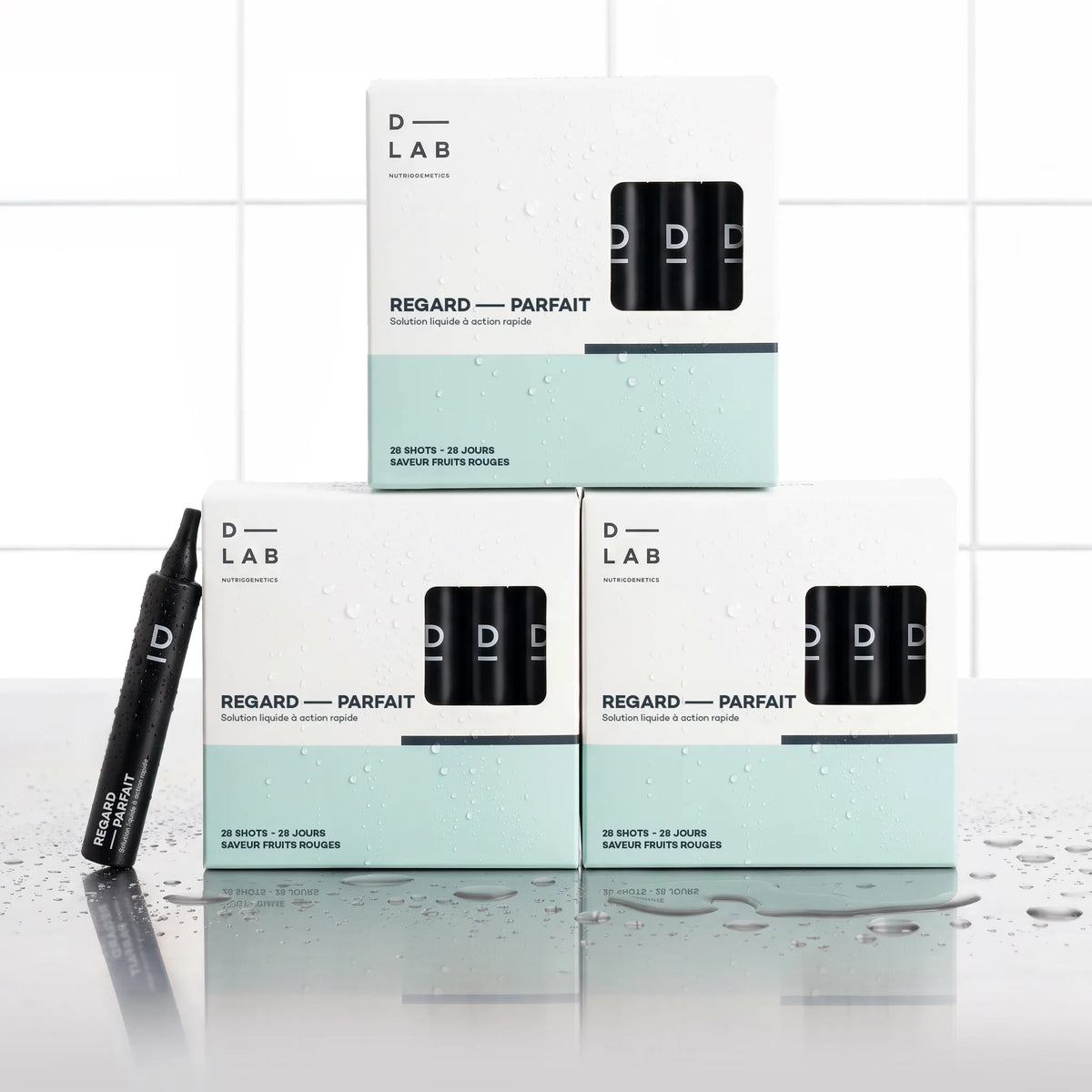 Solution Regard Parfait D-LAB, cure 3 mois : 3 étuis de shots